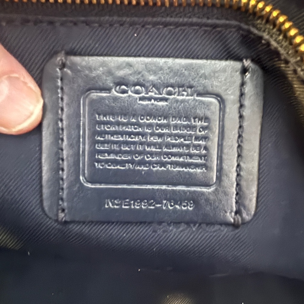 Coach Dreamer 36 Satchel in Colorblock with Snakeskin Detail & Gold Hardware - Picture 6 of 7